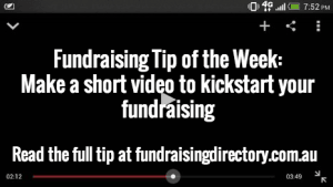 Fundraising video ideas