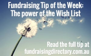 Fundraising for a cause