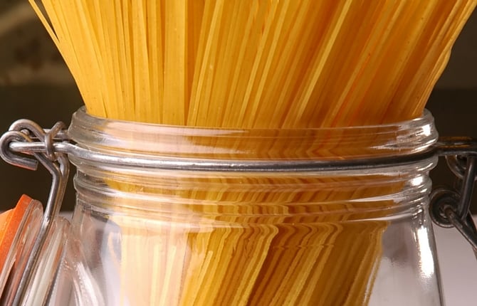 spaghetti tower