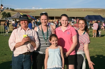 Sally-Fieldhouse-Kimberley-OBrien-Darcy-Cousins-Neve-Clark-Dollman-and-Tilly-Noakes from Burra Broadcaster-400