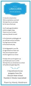 welcome to school prep gifts fundraising gingerbread poem
