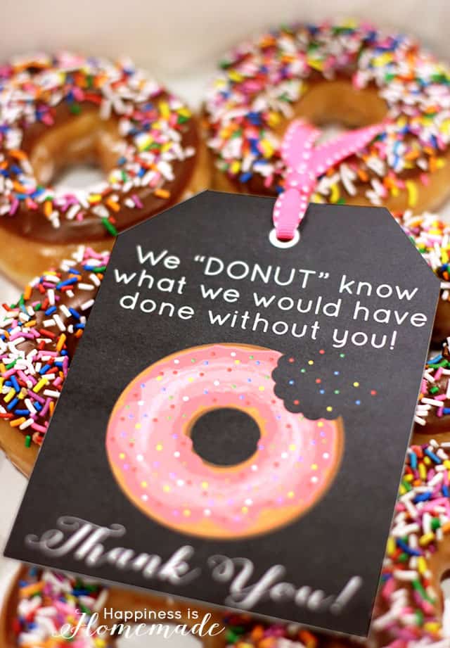 Donut-Thank-You-Gift-Tags-25-teacher-appreciation-week-ideas-NoBiggie.net_