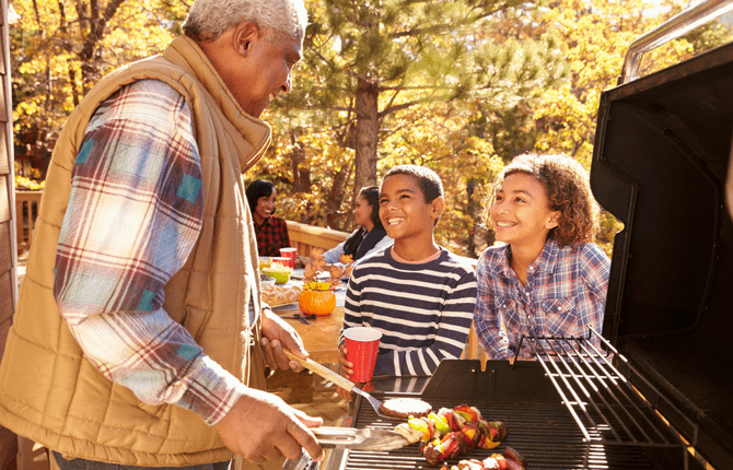 Grandparent volunteer fundraising