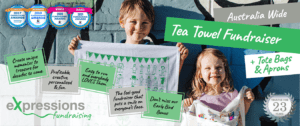 tea towel fundraising
