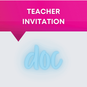 Teacher Invitation