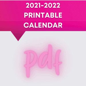 Printable Fundraising Planner Calendar